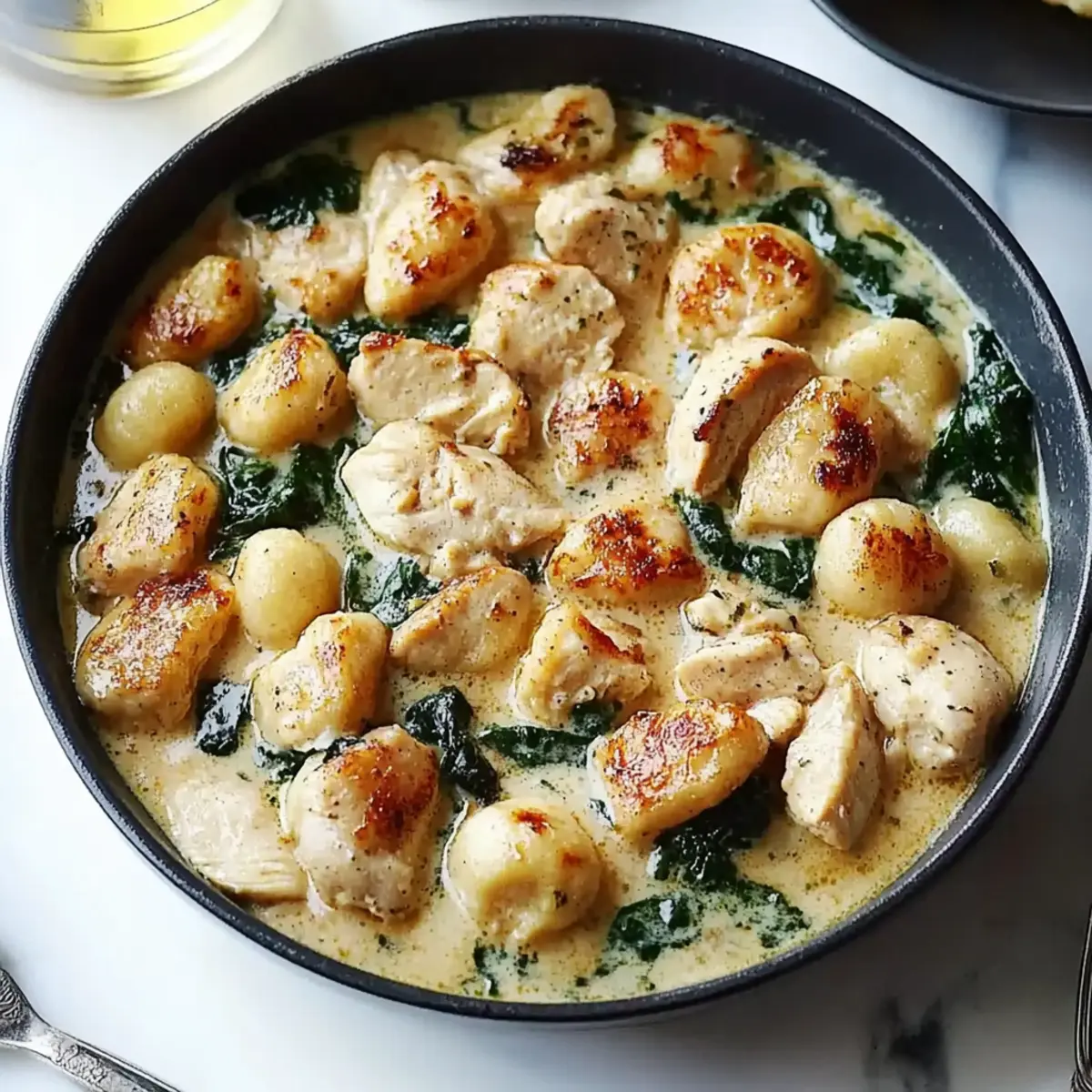 Creamy Chicken and Gnocchi