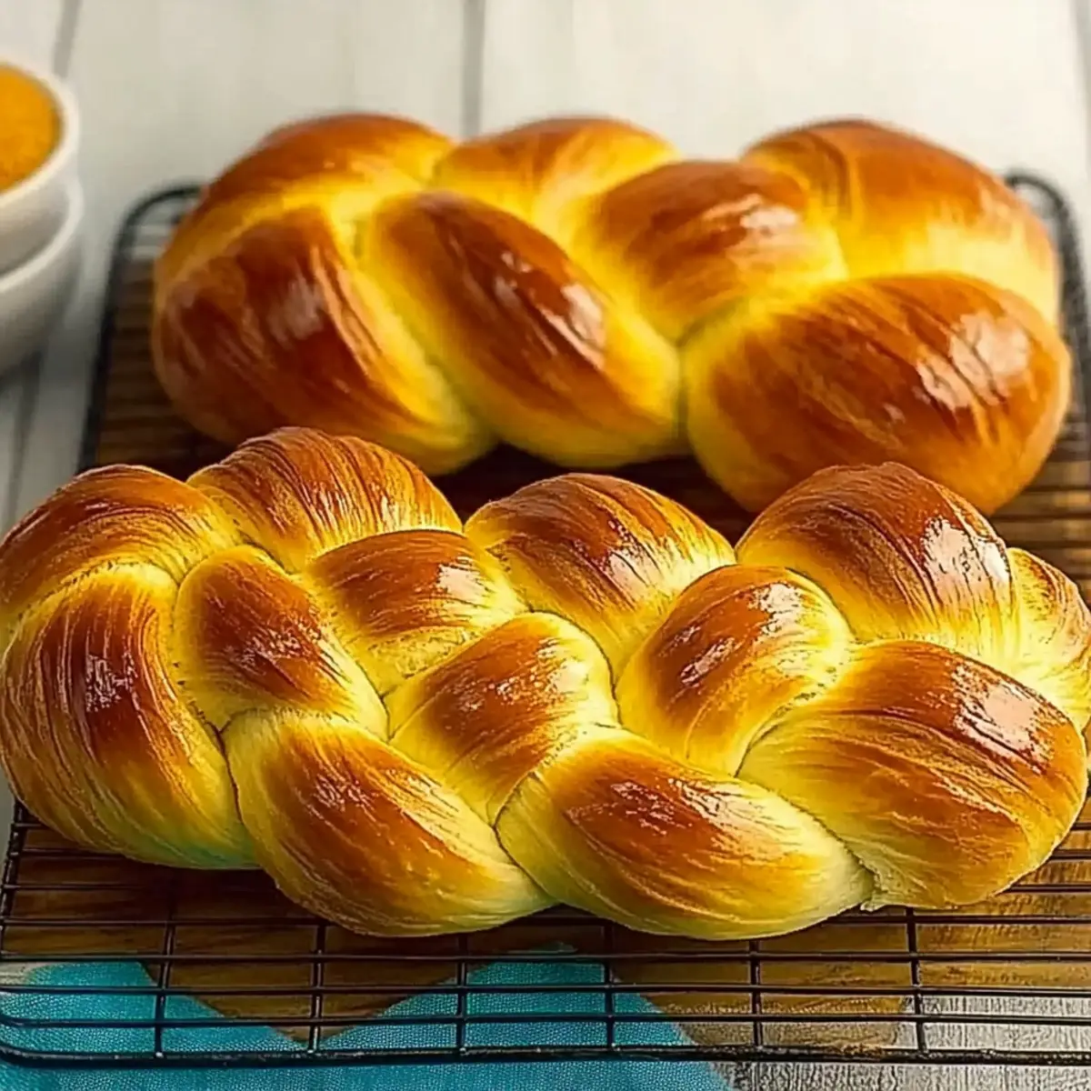 Braided Brioche Bread