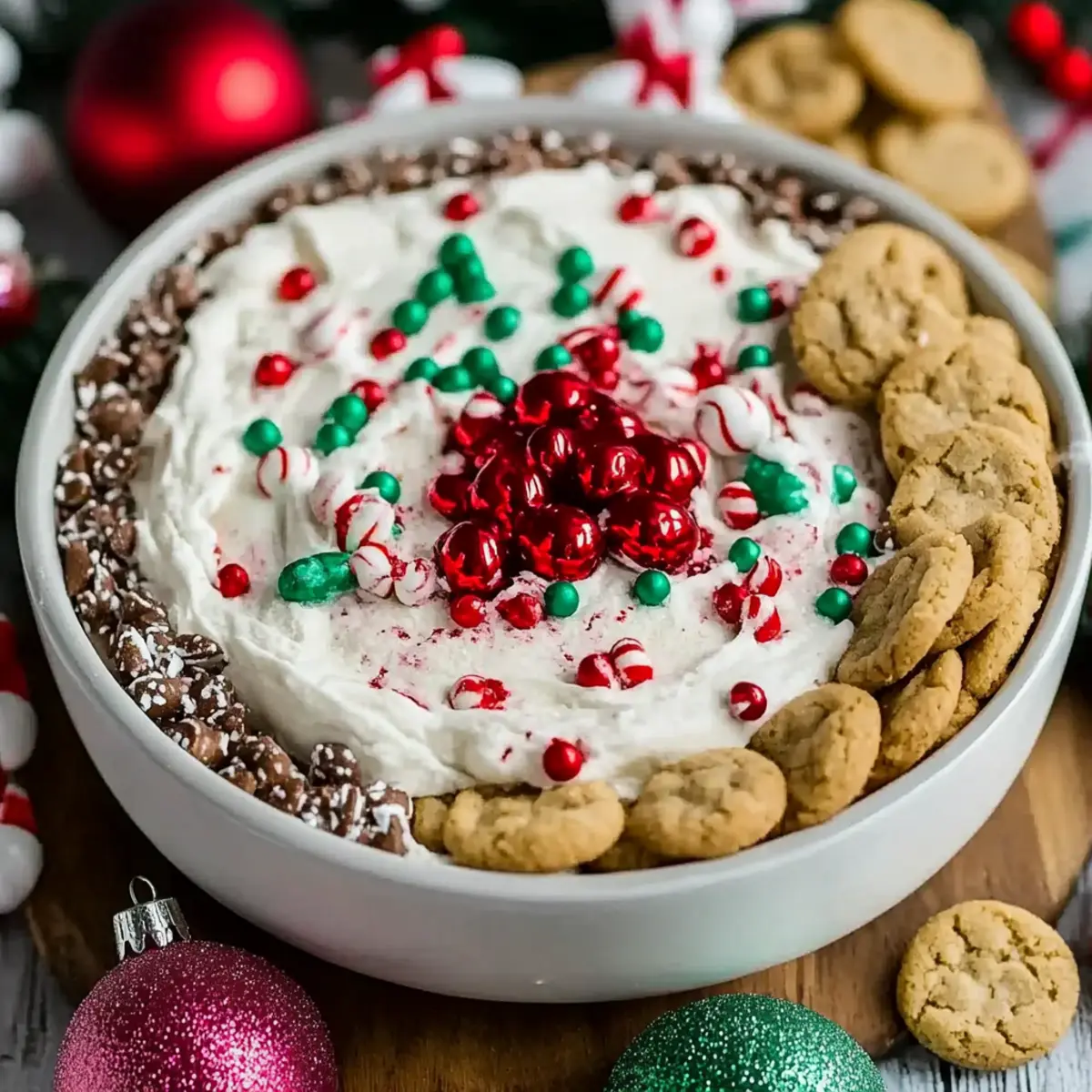 Christmas Cookie Dough Dip