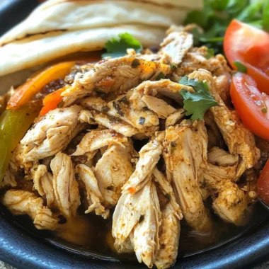 Slow Cooker Chicken Shawarma