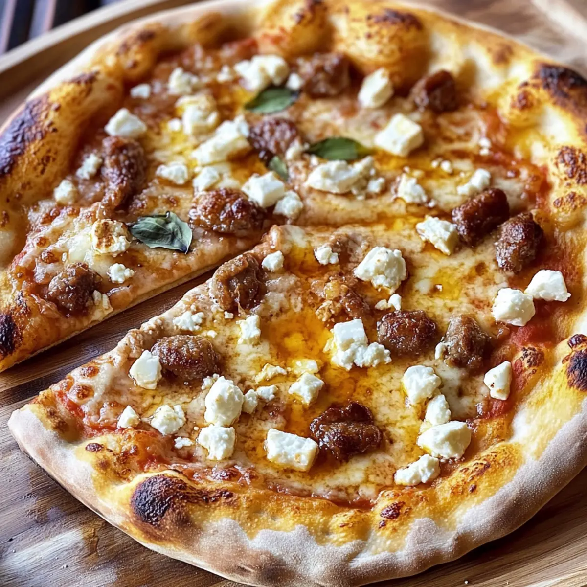 Hot Honey & Feta Pizza