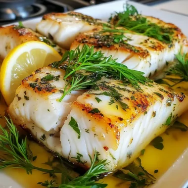 Easy Baked Fish with Herbs