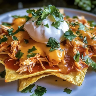 Chicken Tinga Nacho Bites