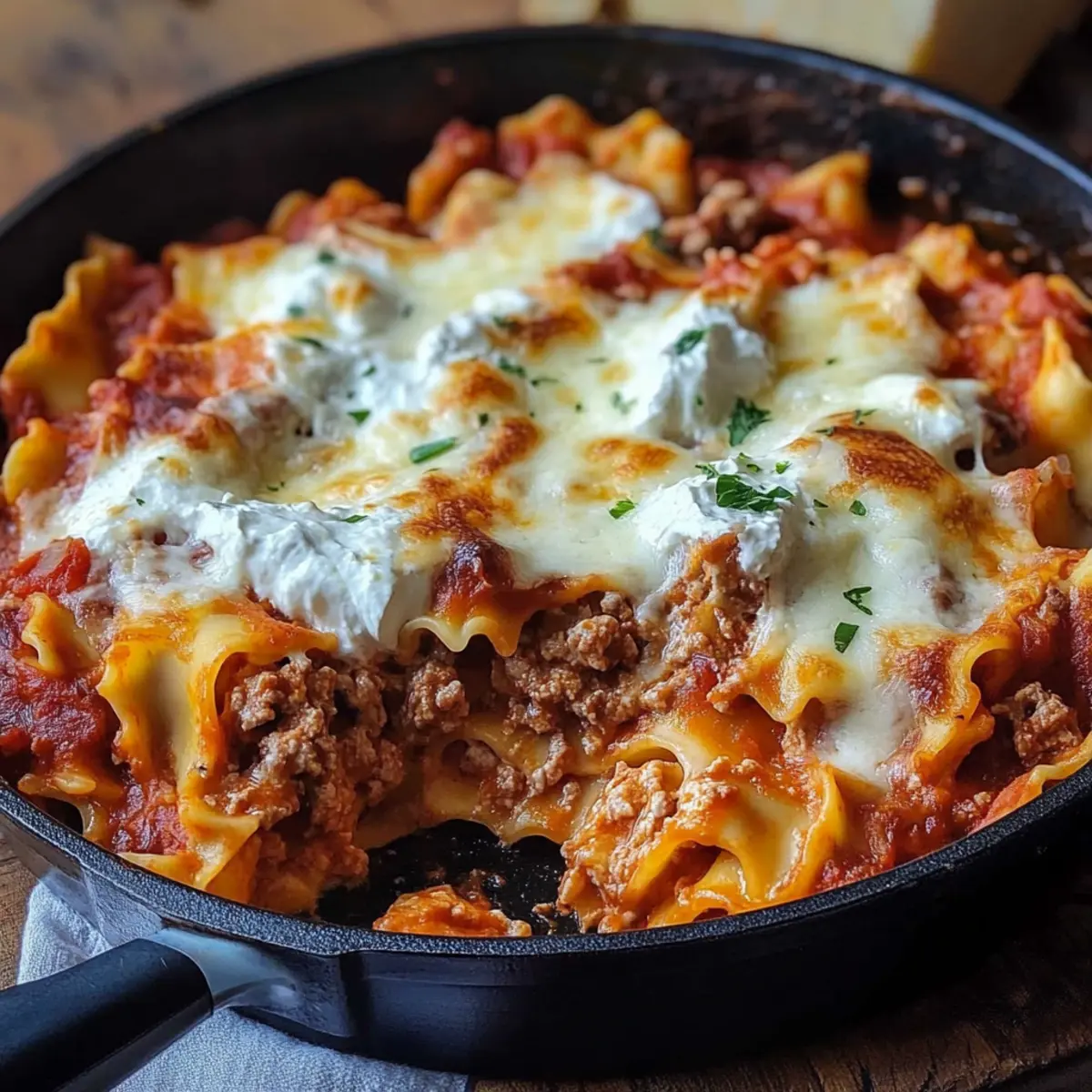 Skillet Lasagna