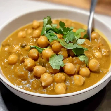 Quick Chickpea Curry