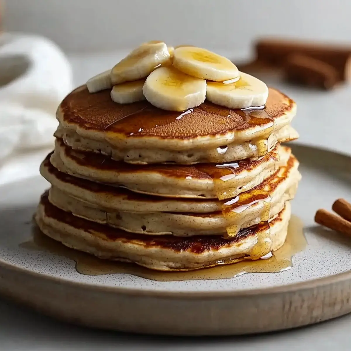 Soft and Fluffy Cinnamon Pancakes