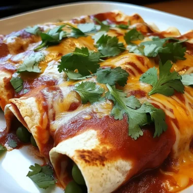 Bean and Cheese Enchiladas