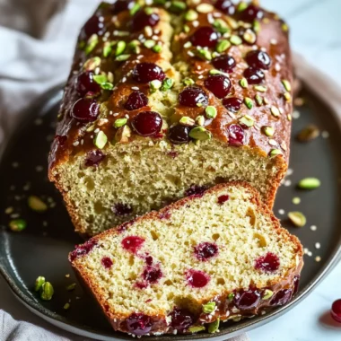 Pistachio Cherry Bread