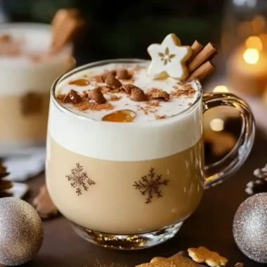 Creamy & Gingerbread White Russian Mocktail