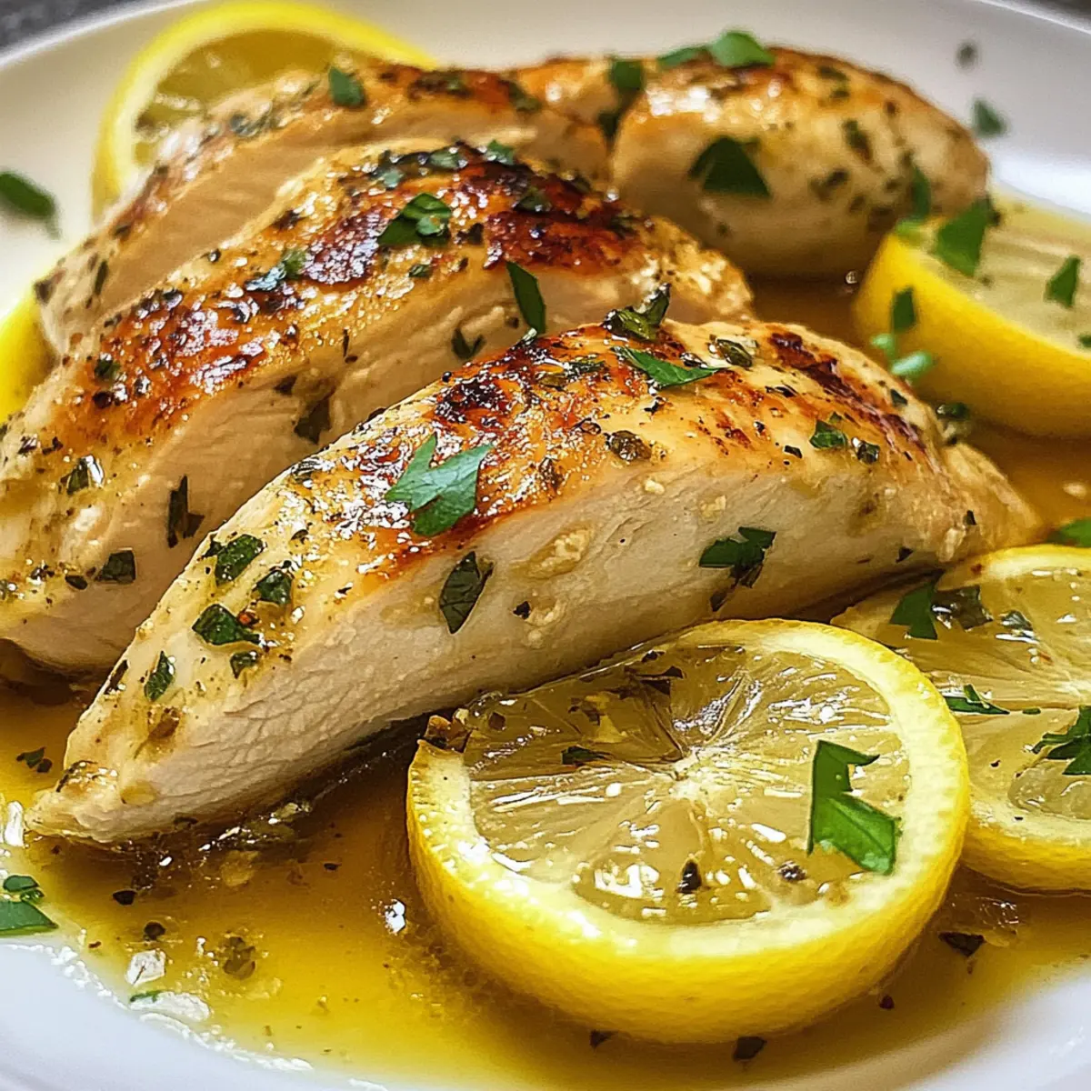 Lemon Garlic Chicken Skillet