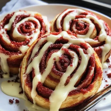 Red Velvet Cinnamon Rolls