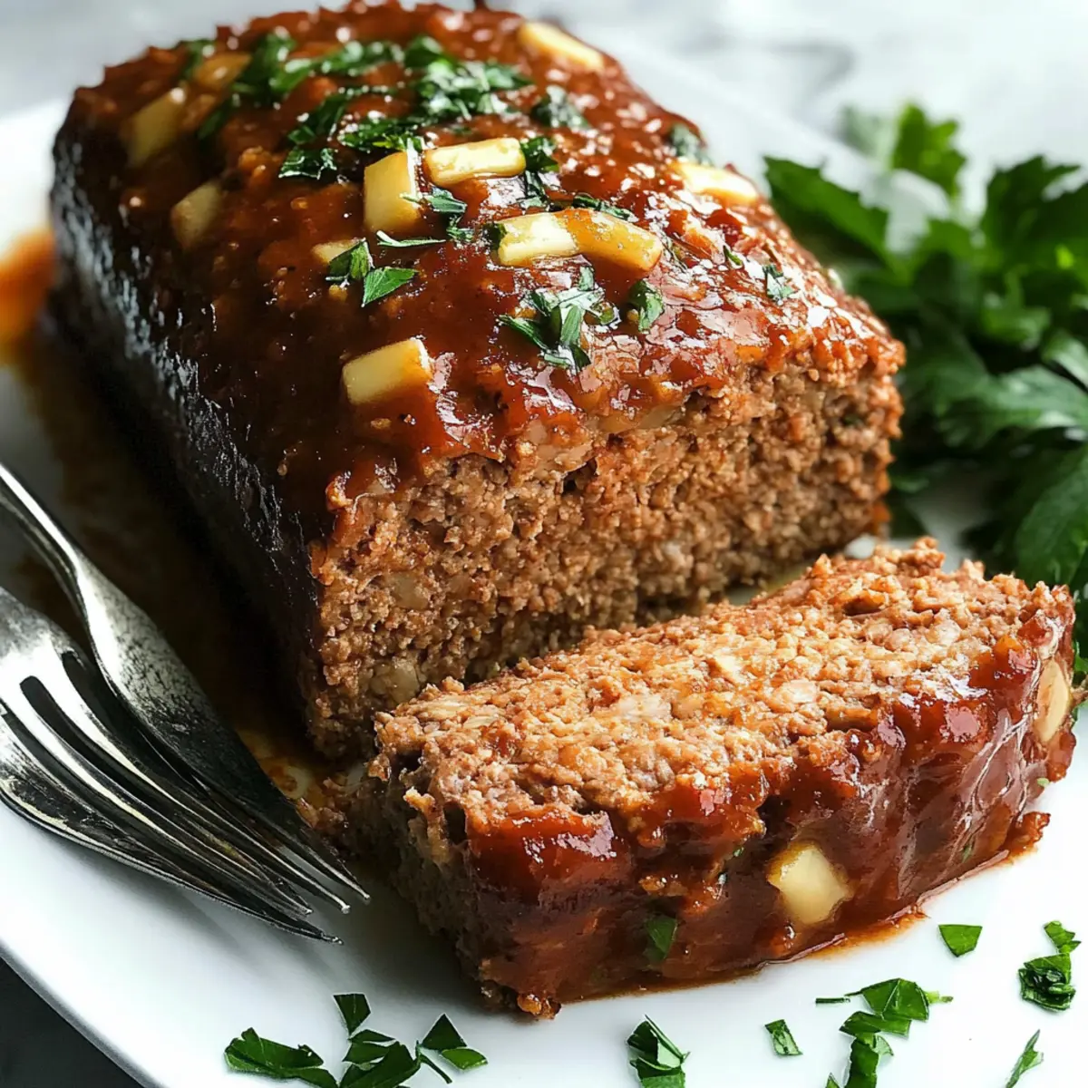 Garlic Parmesan Meatloaf
