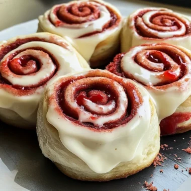 Red Velvet Cinnamon Rolls