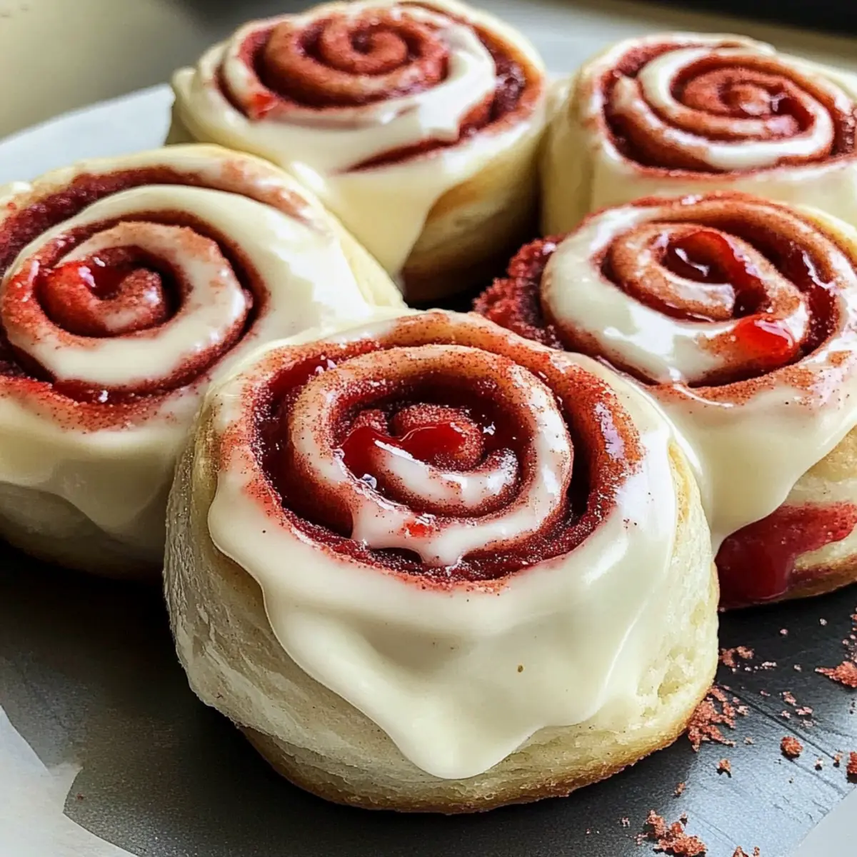 Red Velvet Cinnamon Rolls