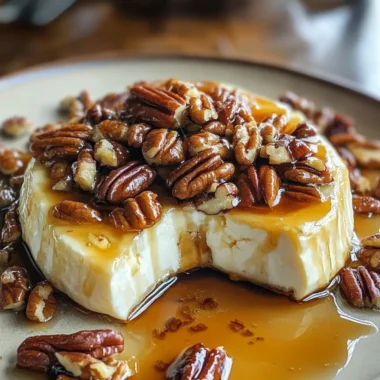 Baked Brie with Maple Pecans