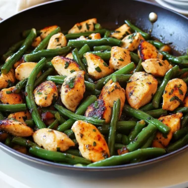 Chicken & Green Beans Skillet