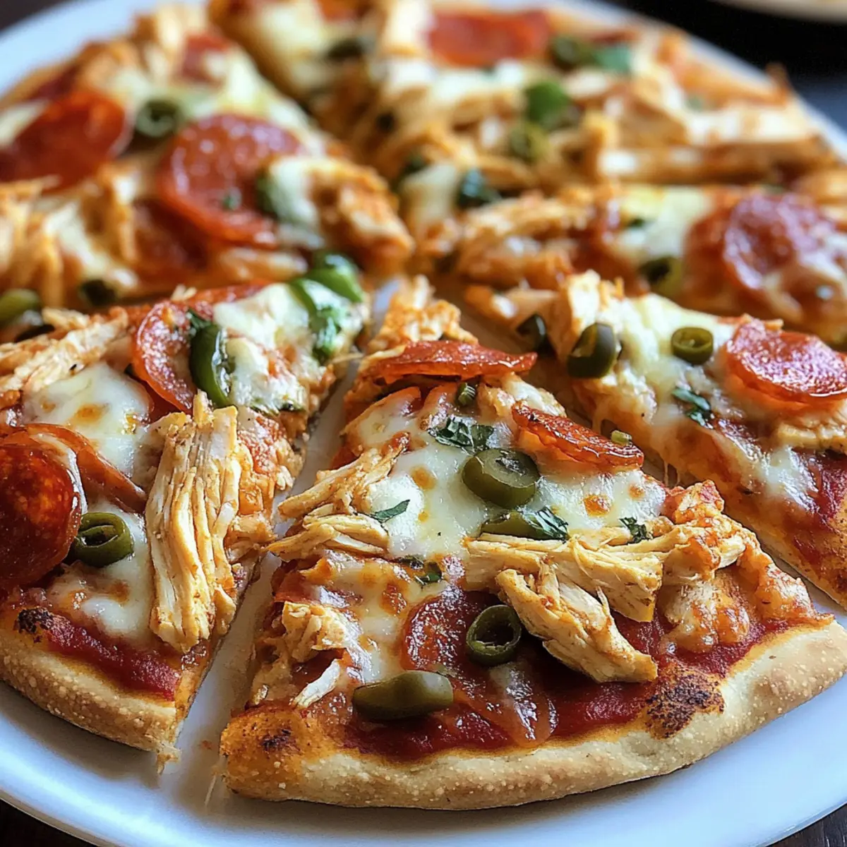 Chicken Crust Pizza Recipe