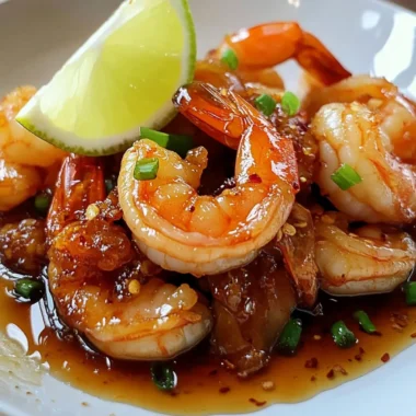 Spicy Honey Garlic Shrimp