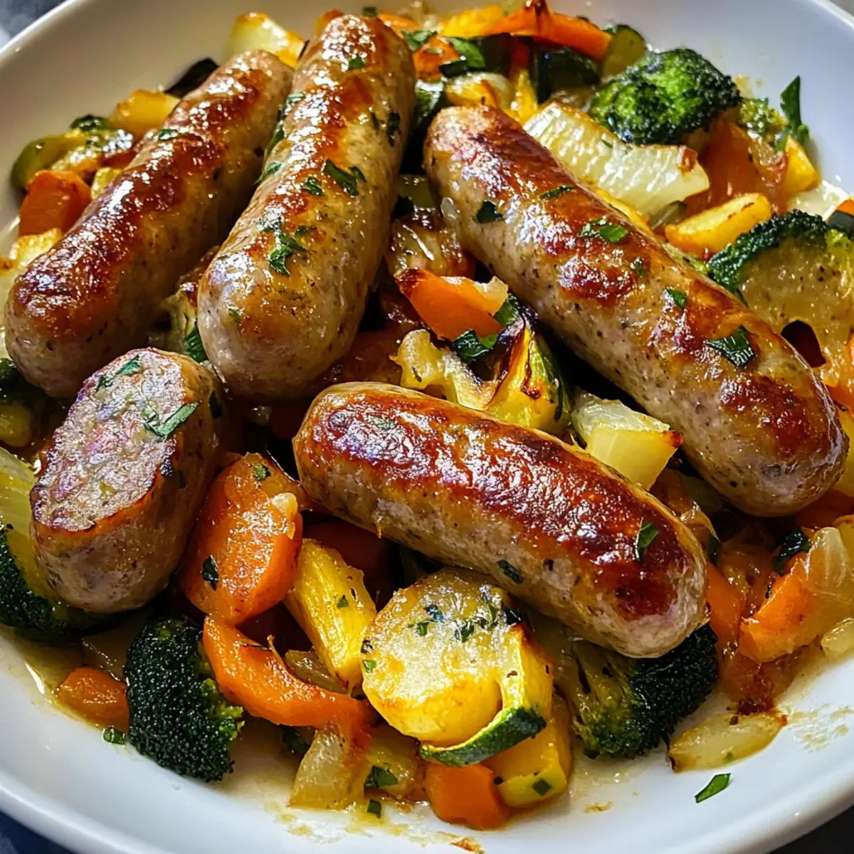One-Pan Sausage & Veggie Bake