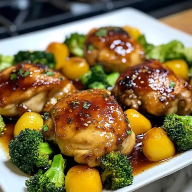 Sheet Pan Honey Garlic Chicken
