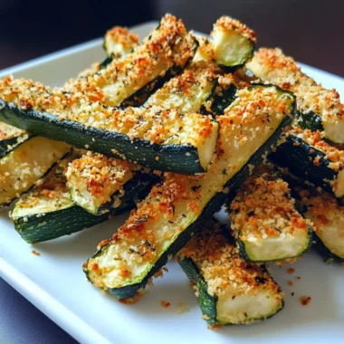 Crispy Baked Zucchini Fries