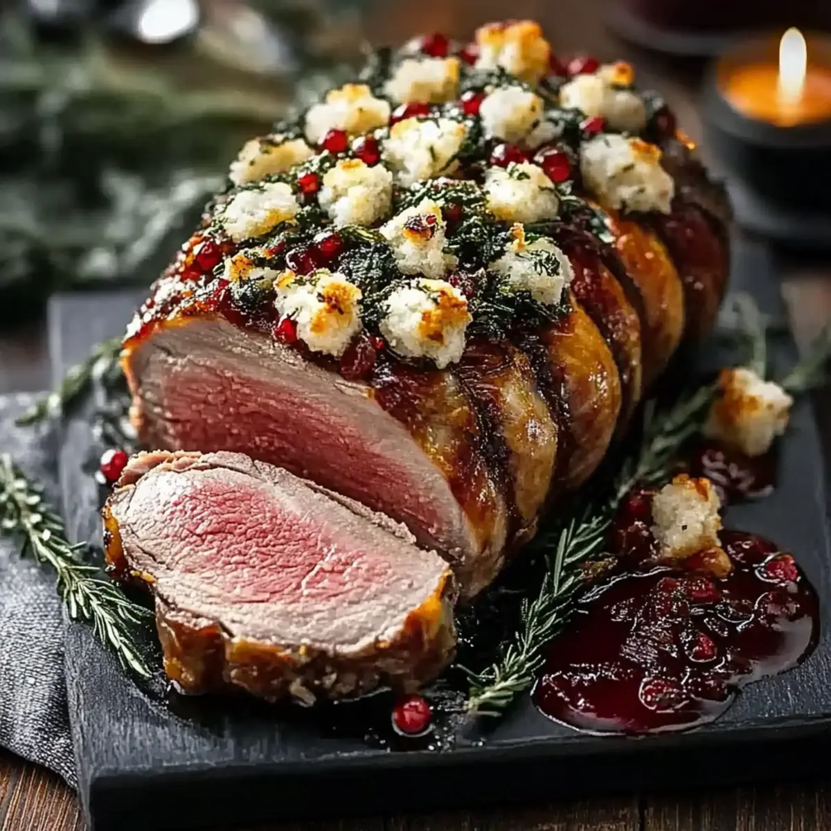 Christmas Stuffed Turkey Roast
