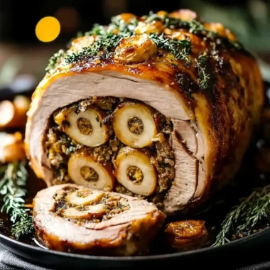 Christmas Stuffed Turkey Roast