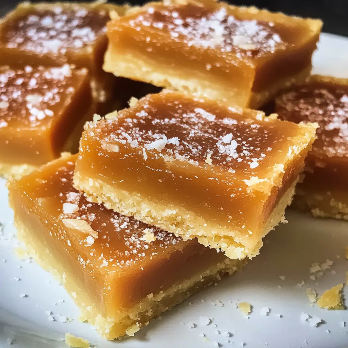 Salted Caramel Butter Bars