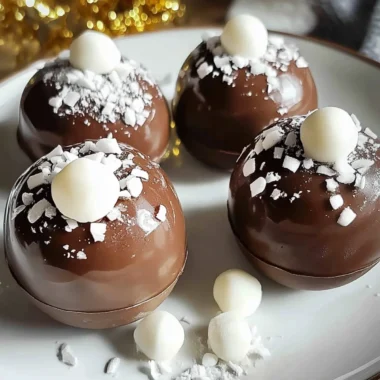 Hot cocoa bombs