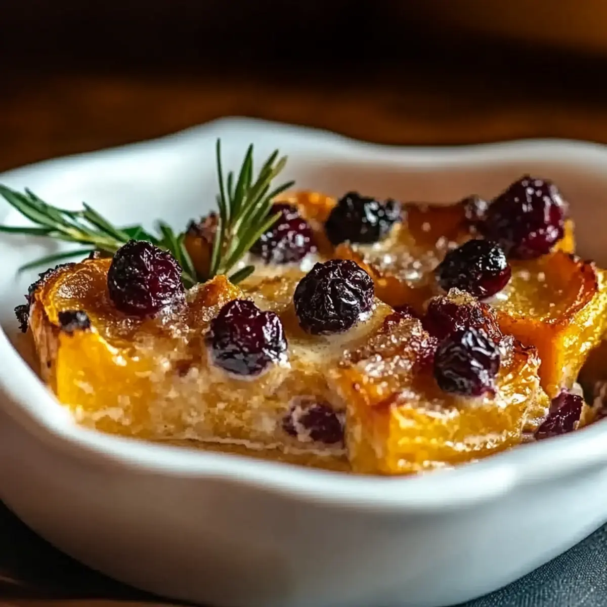 Festive Sweet Potato Cranberry Gratin
