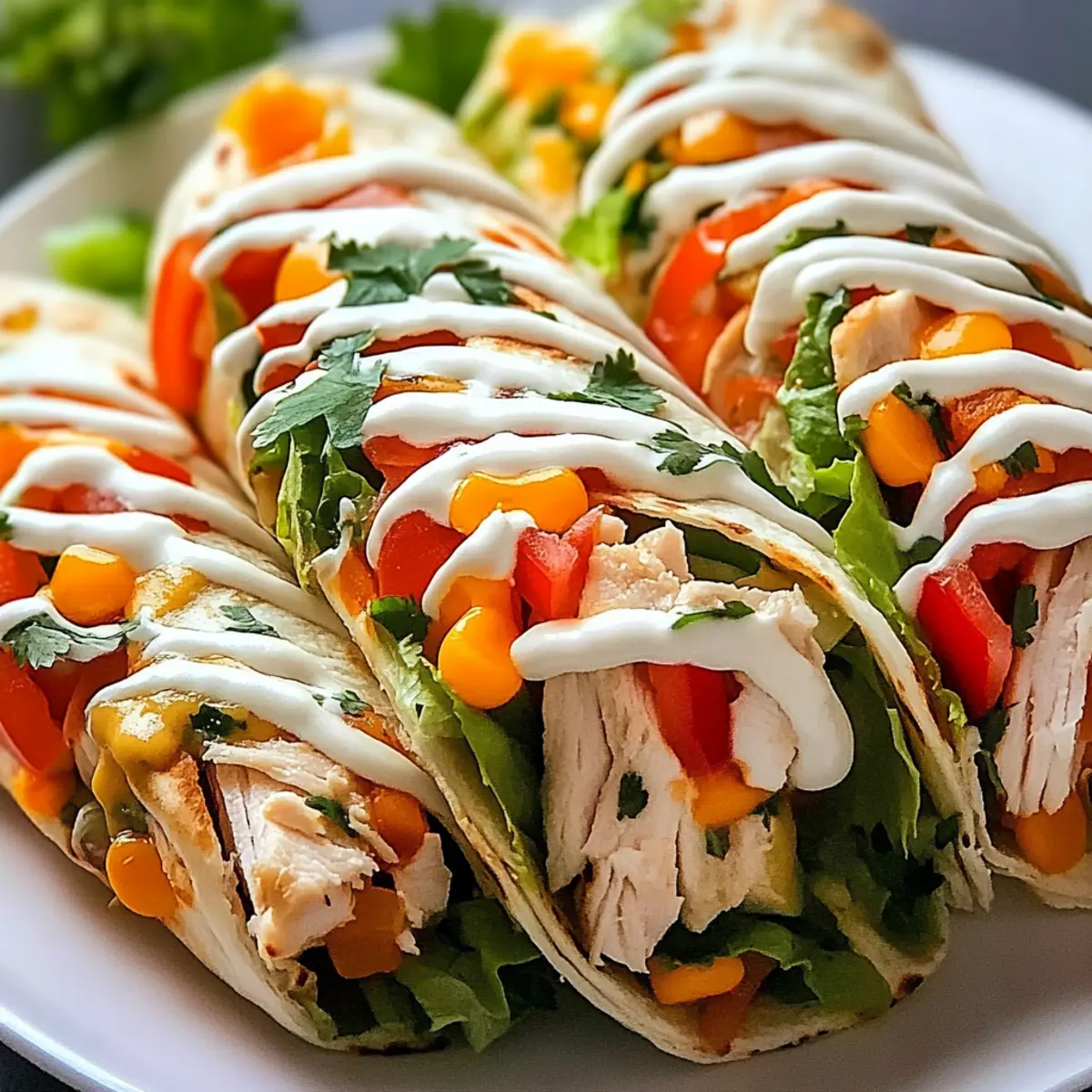 Southwest Chicken Wraps