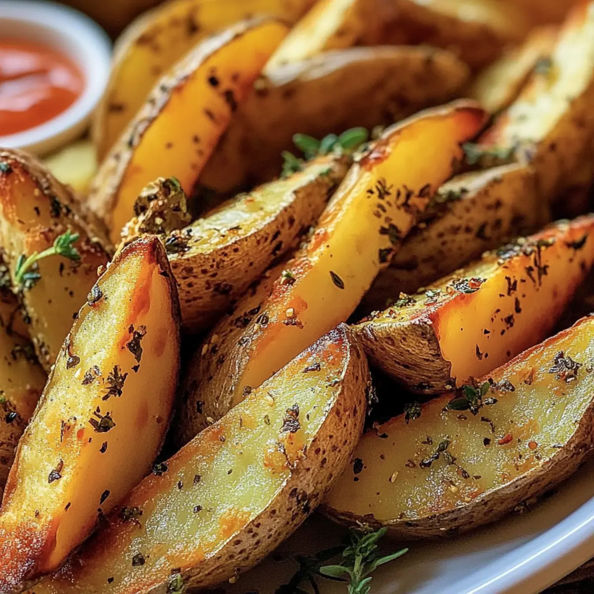 Herb Potato Wedges