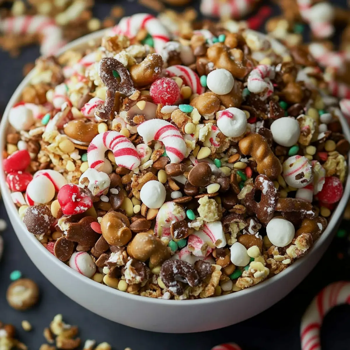 Peppermint Snack Mix
