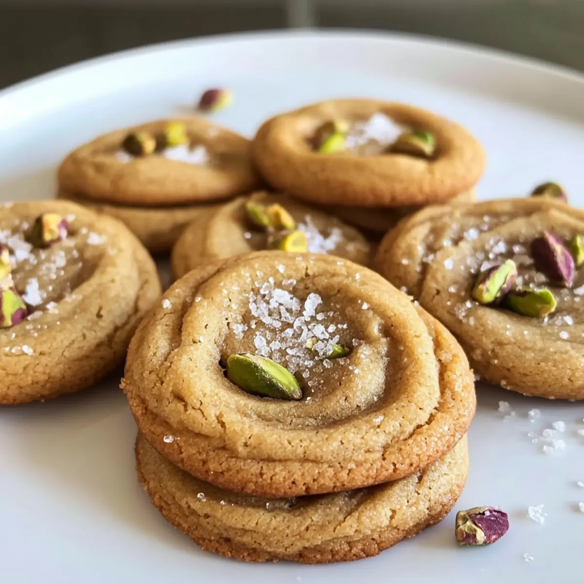 Salted Honey Pistachio Cookies