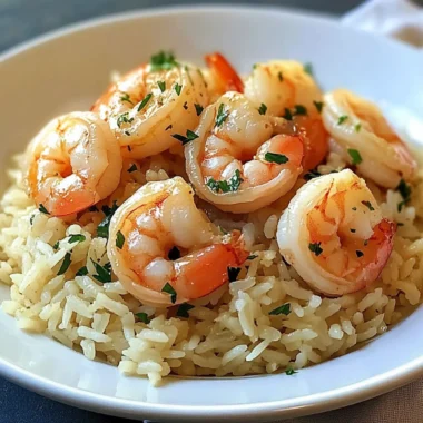 Garlic Butter Shrimp Rice