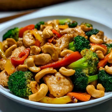 Cashew Chicken Stir-Fry
