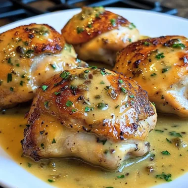 Creamy Garlic Chicken Thighs