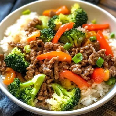 Beef Rice Bowls
