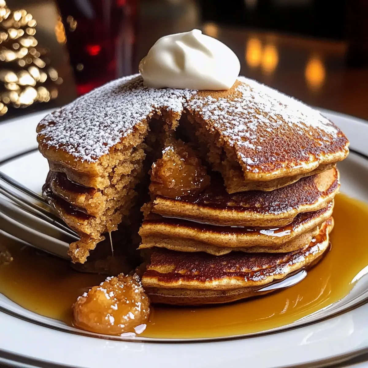 Gingerbread Pancakes