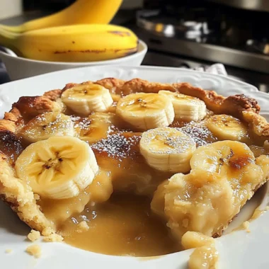 Southern Banana Cobbler