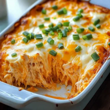 Buffalo Chicken Cheese Bake