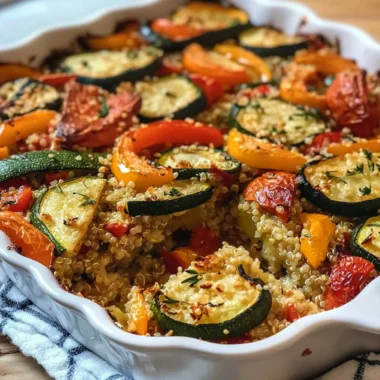 Roasted Veggie & Quinoa Bake