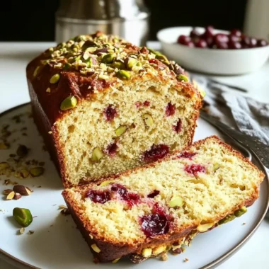 Pistachio Cherry Bread