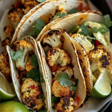 Roasted Cauliflower Tacos