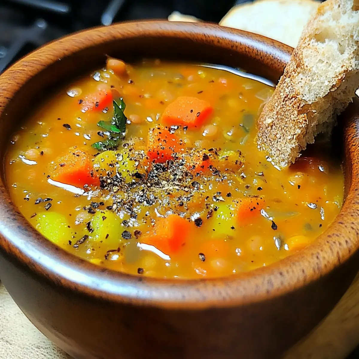 Ethiopian Red Lentil Soup