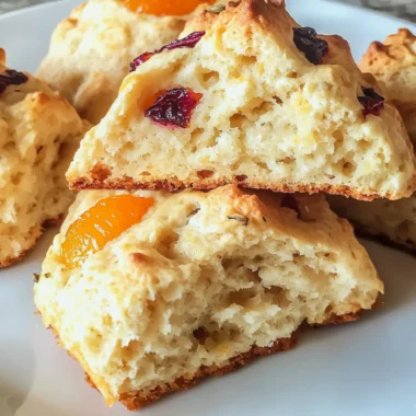 Orange Cardamom Scones