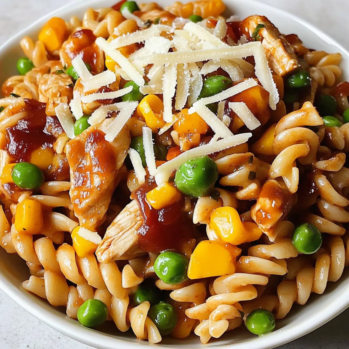 BBQ Chicken Pasta Salad