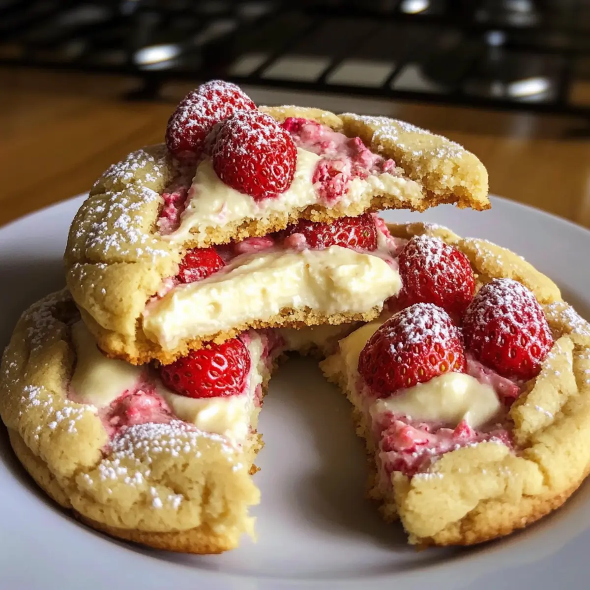 Strawberry Cheesecake Cookies
