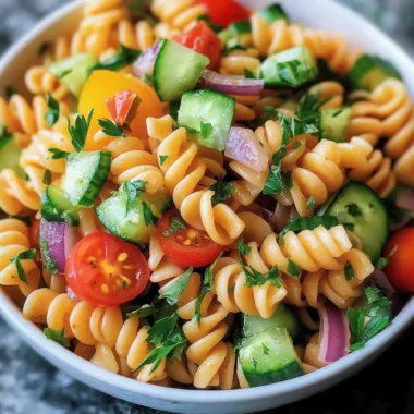 Bloody Mary Pasta Salad