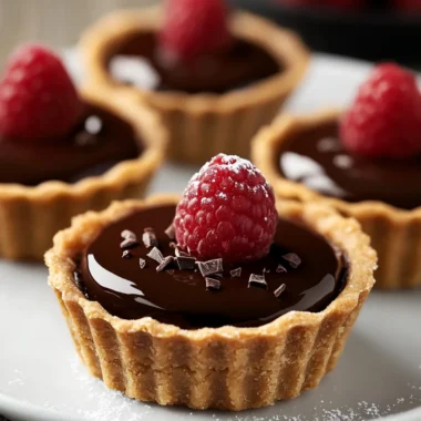 Mini Chocolate Ganache Tartlets